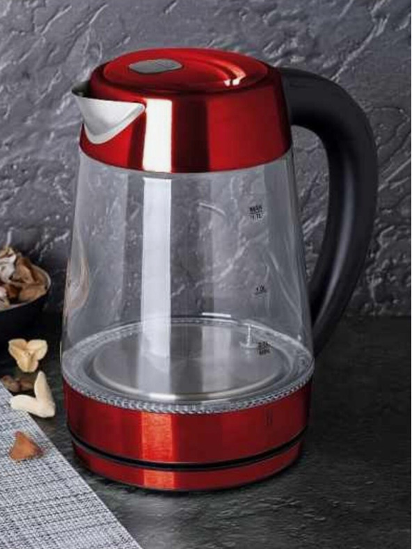 Berlingerhaus Rychlovarná konvice 1,7 l s nastavením teploty Burgundy Metallic Line BERLINGERHAUS