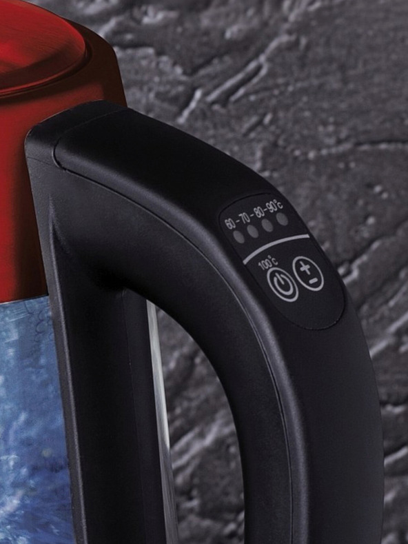 Berlingerhaus Rychlovarná konvice 1,7 l s nastavením teploty Burgundy Metallic Line BERLINGERHAUS