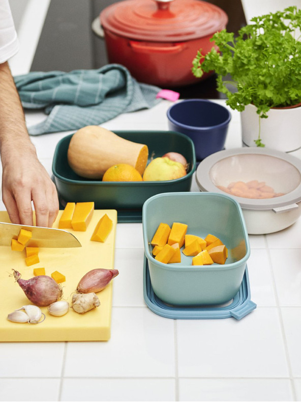 Mepal Mepal Mísa Cirqula Rectangular Nordic White 1500 ml