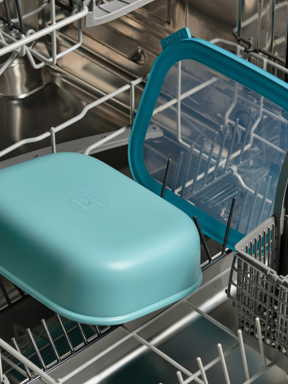 Mepal Sada tří misek v světle zelené barvě Mepal Cirqula Rectangular 500 +1000 +2000 ml