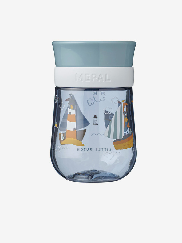 Mepal Modrý dětský trénovací hrnek 300 ml Mepal Mio