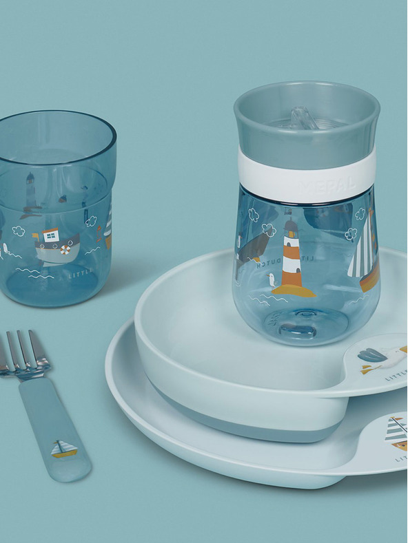 Mepal Modrý dětský trénovací hrnek 300 ml Mepal Mio