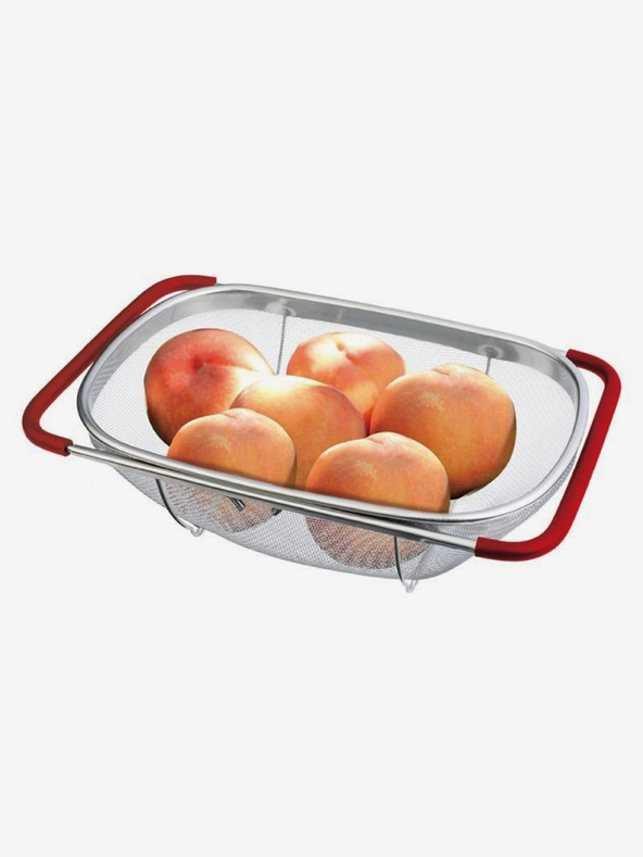 Berlingerhaus Nerezový cedník s výsuvnými rukojeťmi na dřez BERLINGERHAUS Burgundy