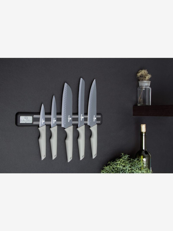 Berlingerhaus Sada pěti nožů s magnetickým držákem BERLINGERHAUS Aspen Collection