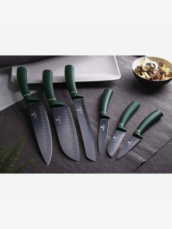 Berlingerhaus Sada šesti nožů s nepřilnavým povrchem BERLINGERHAUS Emerald Collection