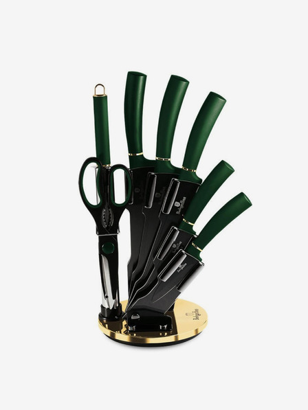 Berlingerhaus Sada nožů ve stojanu 8 ks BERLINGERHAUS Emerald Collection