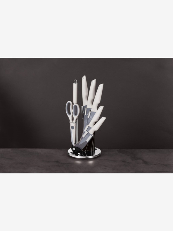Berlingerhaus Sada nožů ve stojanu 8 ks BERLINGERHAUS Aspen Collection