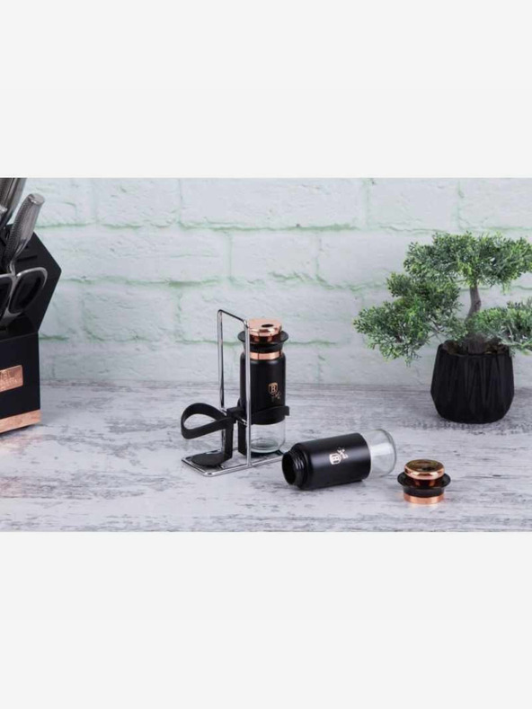 Berlingerhaus Solnička a pepřenka ve stojanu BERLINGERHAUS Black Rose Collection