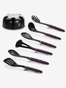 Berlingerhaus Kuchyňské náčiní ve stojanu sada BERLINGERHAUS Purple Eclipse Collection (7 ks)