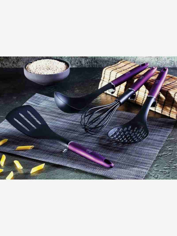 Berlingerhaus Kuchyňské náčiní ve stojanu sada BERLINGERHAUS Purple Eclipse Collection (7 ks)