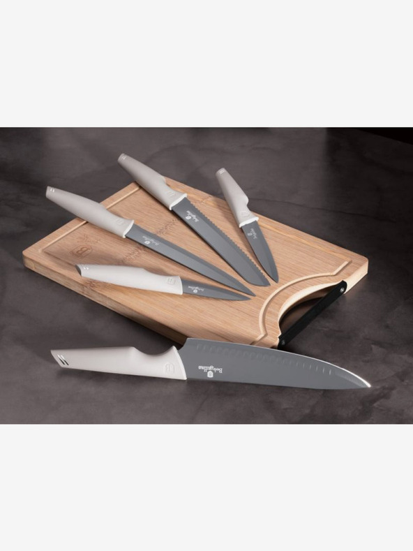 Berlingerhaus Sada pěti nožů + prkénko BERLINGERHAUS Aspen Collection