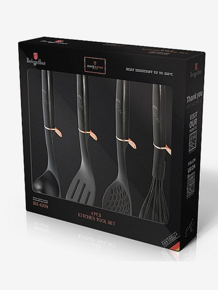 Berlingerhaus Kuchyňské náčiní sada 4 ks Black Rose Collection BERLINGERHAUS