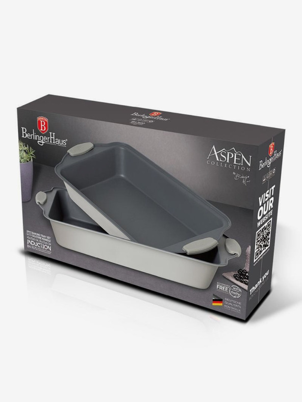 Berlingerhaus Pečící plech s titanovým nepřilnavým povrchem sada 2 ks Aspen Collection BERLINGERHAUS