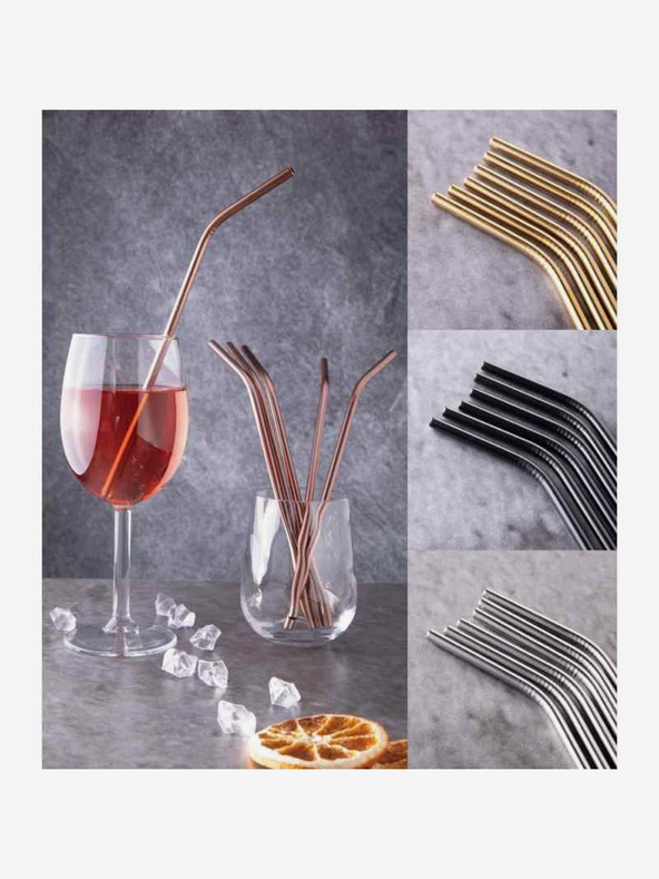 Berlingerhaus Sada šesti nerezových brček BERLINGERHAUS Rosegold