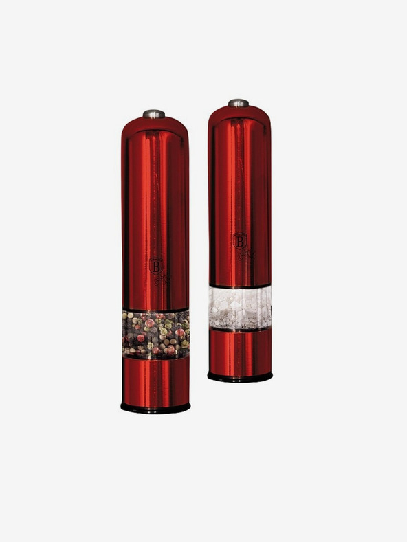 Berlingerhaus Sada dvou elektrických mlýnků na pepř a sůl BERLINGERHAUS Burgundy Metallic Line