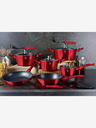 Berlingerhaus Kastrol s mramorovým povrchem a poklicí 24 cm Burgundy Metallic Line BERLINGERHAUS