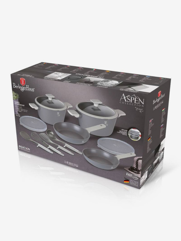 Berlingerhaus Sada nádobí s titanovým povrchem 12 ks Aspen Collection BERLINGERHAUS