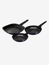 Berlingerhaus Pánev s titanovým povrchem sada 3 ks Purple Eclipse Collection gril BERLINGERHAUS