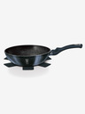 Berlingerhaus Pánev wok s mramorovým povrchem 28 cm BERLINGERHAUS Metallic Line Aquamarine Edition