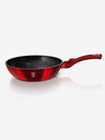 Berlingerhaus Pánev WOK s mramorovým povrchem 30 cm Burgundy Metallic Line BERLINGERHAUS