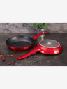Berlingerhaus Pánev s mramorovým povrchem 20 cm Burgundy Metallic Line BERLINGERHAUS