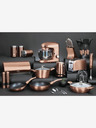 Berlingerhaus Pánev hluboká s mramorovým povrchem a poklicí 28 cm Rosegold Metallic Line BERLINGERHAUS
