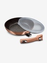 Berlingerhaus Pánev s odnímatelnou rukojetí + víko 28 cm Rosegold Metallic Line BERLINGERHAUS