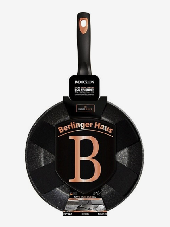 Berlingerhaus Pánev s mramorovým povrchem 28 cm Black Rose Collection BERLINGERHAUS