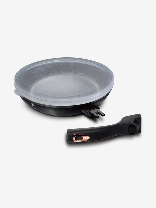 Berlingerhaus Pánev s odnímatelnou rukojetí + víko 24 cm Black Rose Collection BERLINGERHAUS