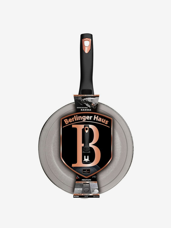 Berlingerhaus Pánev s odnímatelnou rukojetí + víko 24 cm Black Rose Collection BERLINGERHAUS