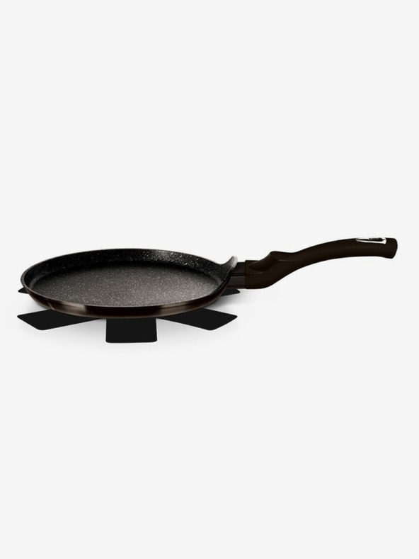Berlingerhaus Pánev na palačinky s mramorovým povrchem 28 cm Shiny Black Collection BERLINGERHAUS