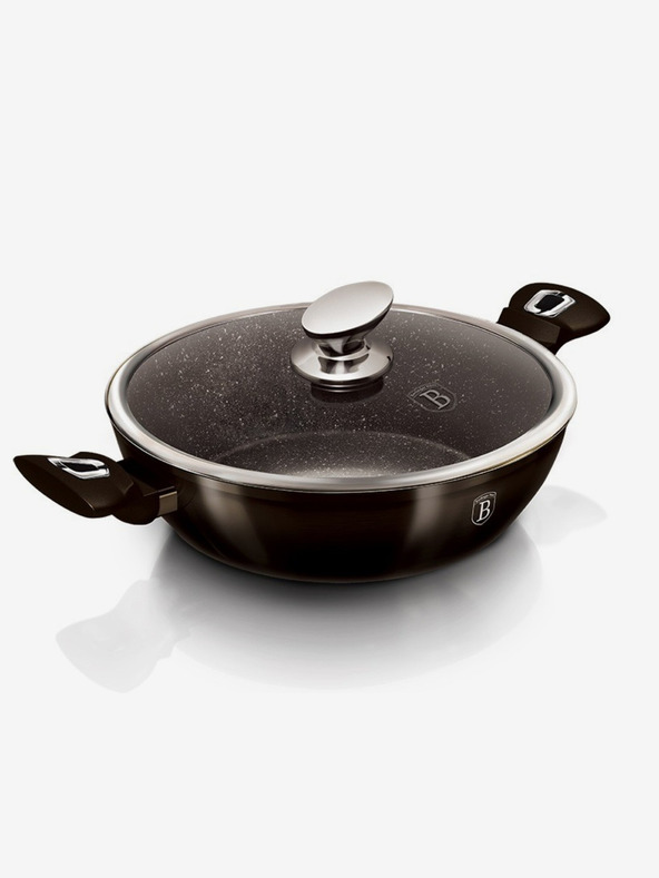 Berlingerhaus Pánev hluboká s poklicí 24 cm Shiny Black Collection BERLINGERHAUS