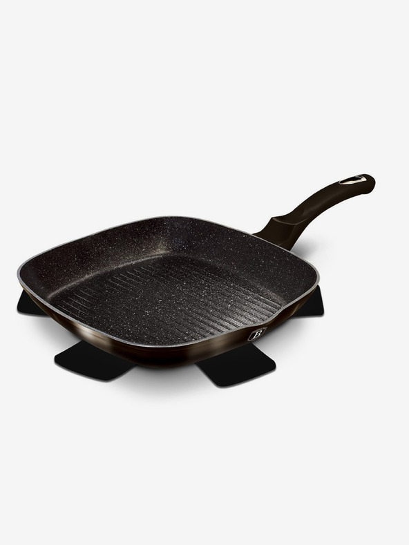 Berlingerhaus Grilovací pánev s mramorovým povrchem BERLINGERHAUS Shiny Black Collection