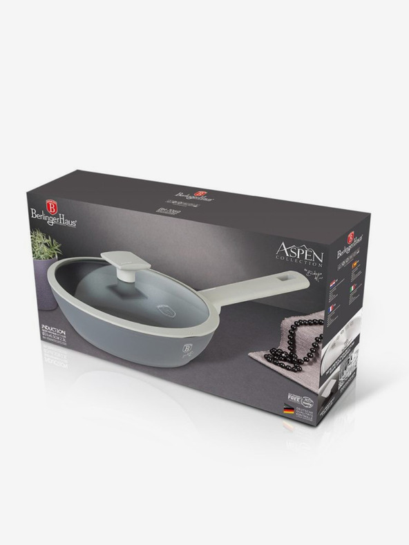 Berlingerhaus Pánev hluboká s poklicí s titanovým povrchem 24 cm Aspen Collection BERLINGERHAUS