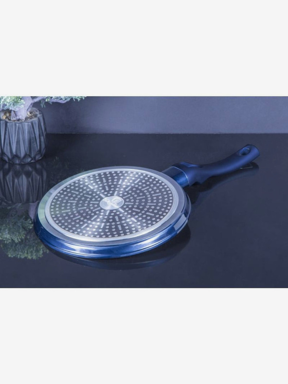 Berlingerhaus Pánev na palačinky s mramorovým povrchem 25 cm BERLINGERHAUS Metallic Line Aquamarine Edition