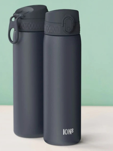 ION8 Tmavě modrá nerezová termoska Ion8 One Touch Ash Navy (500 ml)