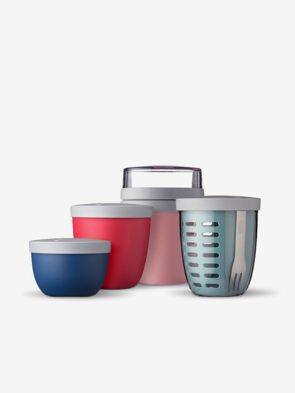 Mepal Světle modrý svačinový box Mepal Ellipse 350 ml