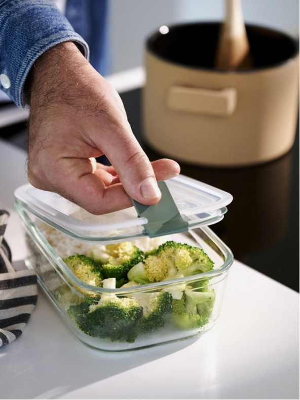 Mepal Skleněný úložný box na potraviny Mepal EasyClip (700 ml)