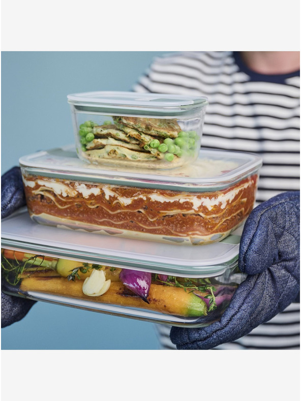 Mepal Skleněný úložný box na potraviny Mepal EasyClip (700 ml)