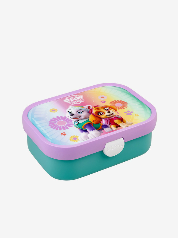 Mepal Růžovo-zelený dětský svačinový box Mepal Campus Paw Patrols Girls