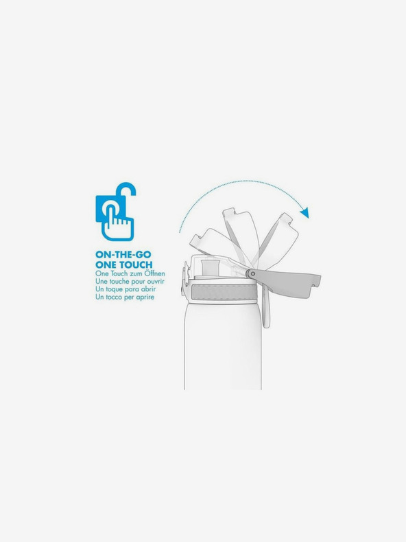 ION8 Modrá nerezová termolahev 500 ml Ion8 Leak Proof