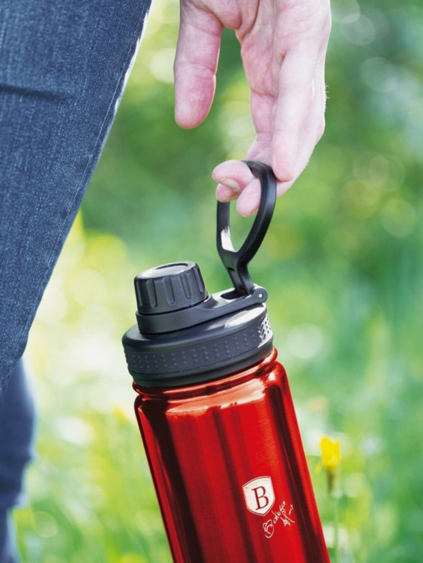 Berlingerhaus Sportovní nerezová lahev 0,54 l BERLINGERHAUS Burgundy Metallic Line