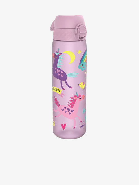 ION8 Růžová vzorovaná lahev Ion8 Leak Proof Unicorns (500 ml)