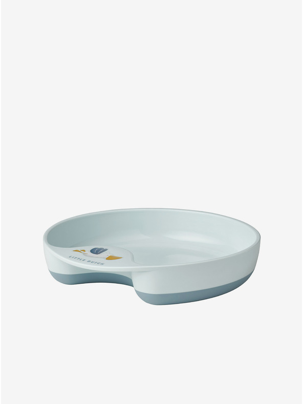 Mepal Světle modrý dětský trénovací talíř Mepal Mio