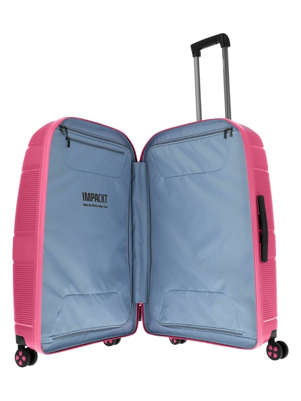 IMPACKT Cestovní kufr IMPACKT IP1 L Flora pink