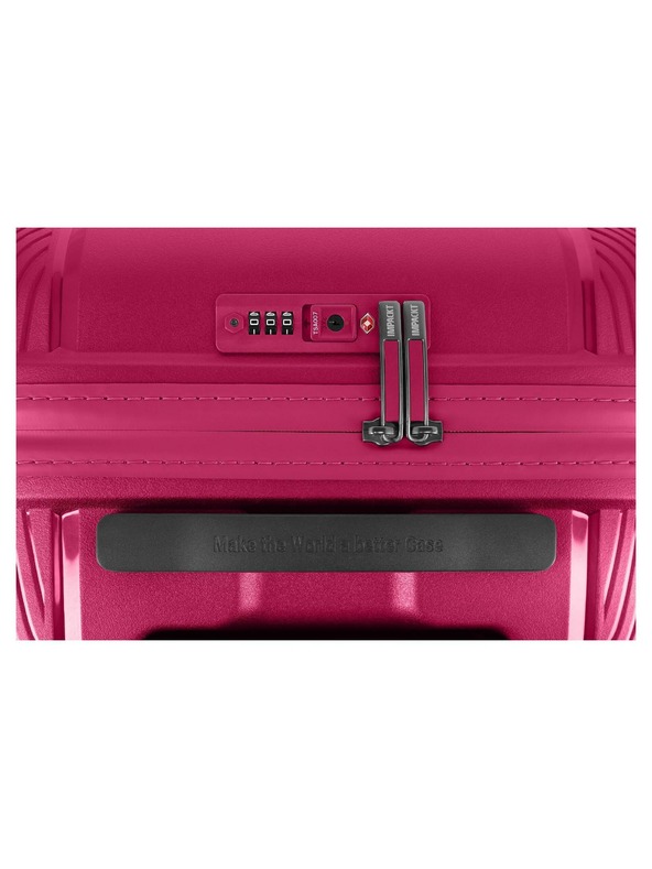 IMPACKT Cestovní kufr IMPACKT IP1 L Flora pink