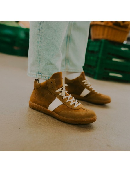 BOTAS *** Pánské kožené tenisky / botasky hnědé BOTAS
