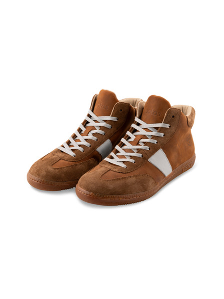 BOTAS *** Pánské kožené tenisky / botasky hnědé BOTAS