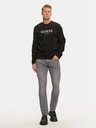 Guess Jeans Pánská černá mikina Guess Box Cn Sweatshirt