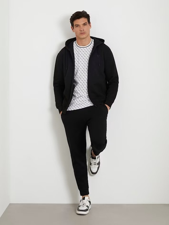 Guess Jeans Pánská černá mikina K9V31 Guess Jeans